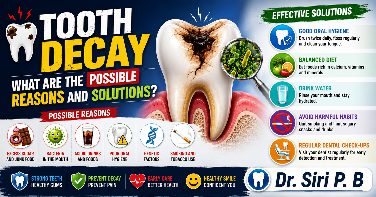 Tooth decay - What are the Possible Reasons and Solutions?